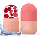 1pc molde de cubo de gelo facial de silicone para beleza e cuidados com a pele rolo de gelo facial de silicone