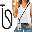 Cordão Universal para Telefone com Clipe, Anti-Queda 360°