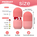 1pc molde de cubo de gelo facial de silicone para beleza e cuidados com a pele rolo de gelo facial de silicone