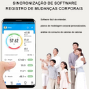 Balança Bioimpedancia Digital Bluetooth Corporal e análise de umidade humana até 180kg