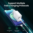 Carregador PD 40W para iPhone, Carregadores USB C para iPhone 16 15 14 13 12 11 Pro XS Max XR X 8 7 6 Plus, Cabo de Carregamento Rápido e Acessórios