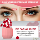 1pc molde de cubo de gelo facial de silicone para beleza e cuidados com a pele rolo de gelo facial de silicone