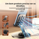 Suporte Alumínio de Mesa Base Giratória Ajustável 360º Para Smartphones e Tablets