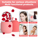 1pc molde de cubo de gelo facial de silicone para beleza e cuidados com a pele rolo de gelo facial de silicone
