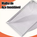 Pá Higiênica de Areia para Gatos Peneira Coletora Aço Inox