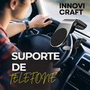 Suporte Magnético para Telefone de Carro com Rotação de 360 Graus e Base Antiderrapante,