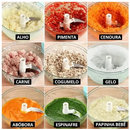 Processador Manual Triturador de Alimentos 3 Laminas
