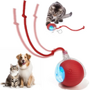Bolinha Inteligente para Gatos e Cães – Luz LED, Recarga USB e Movimento 360